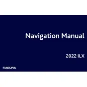 Acura ILX 2022 Sedan manual cover