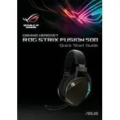 ASUS ROG Strix Fusion 500 Headphones manual cover