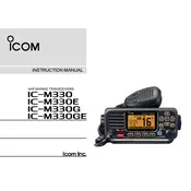 Icom IC-M330 Transceiver manual cover