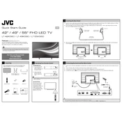 JVC LT-42K560 manual cover