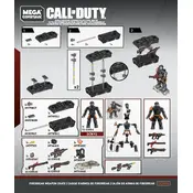 Mega Construx Mattel Call of Duty Firebreak Weapon Crate GCN93 Construction Set manual cover