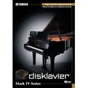 Yamaha Disklavier Mark IV Series Controller manual cover