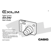 Casio EXZ4U Camera manual cover