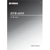 Yamaha HTR-6050 Receiver manual cover