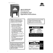 Jotul GF 305 DV IPI Stove manual cover