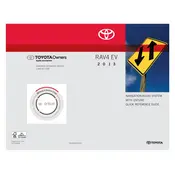 Toyota RAV4 EV Navigation System 2013 Electric Car manual cover