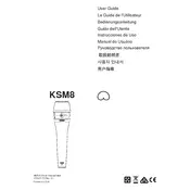 Shure KSM8 Microphone manual cover