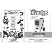 Clarke 6470636 DMD65 Dehumidifier manual cover