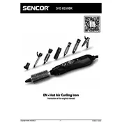 Sencor SHS 8550BK Iron manual cover