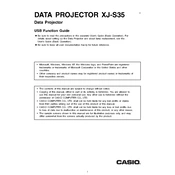 Casio XJ-S35 Projector manual cover