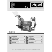 Scheppach SM200AL 5903110901 Angle Grinder manual cover