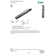 Wera Belt B 4 Zyklop Socket Set Socket manual cover