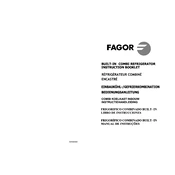 Fagor 3FIC-370 Refrigerator manual cover