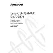 Lenovo G470 Laptop manual cover