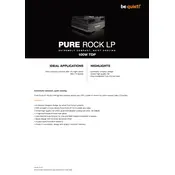 be quiet! Pure Rock LP 100W TDP Cooler manual cover