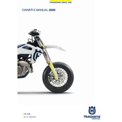 Husqvarna FS 450 2020 Motorcycle manual cover