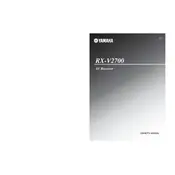 Yamaha RX-V2700 Receiver manual cover