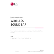 LG S75QR S75QR.DUSALLK Sound Bar manual cover