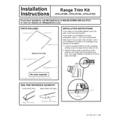 GE JXFILLR1BB Trim Kit manual cover