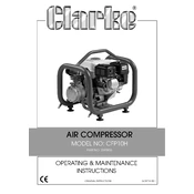 Clarke 2090903 CFP10H Portable Petrol Air Compressor manual cover