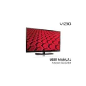 Vizio D320-B1 TV manual cover