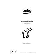 Beko WEY84064EG  manual cover