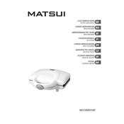 Matsui M02SMW09E manual cover