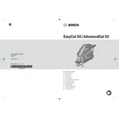 Bosch EasyCut 50 Saw manual cover