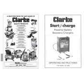 Clarke 6210100 BC100B Battery Charger manual cover