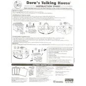 Fisher Price Mattel Dora Talking Dollhouse H2622 Toy manual cover