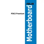 ASUS P5K3 Premium-WiFi-AP Motherboard manual cover