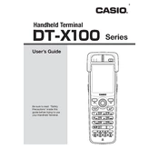 Casio DT-X100 Terminal manual cover