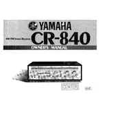 Yamaha CR-840 Receiver manual cover