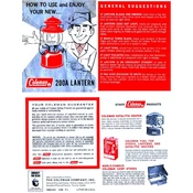 Coleman Fuel Lantern 200A manual cover