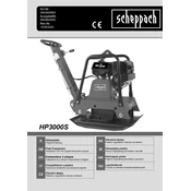 Scheppach HP3000S 5904605903 Plate Compactor manual cover