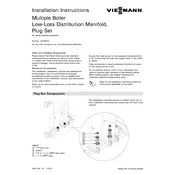 Viessmann Vitodens 200-W Low-Loss Distribution Manifold Plug Set Accessory manual cover