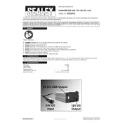 Sealey DC2412 Converter manual cover