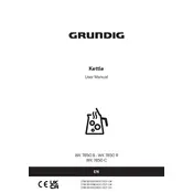 Grundig WK 7850 B Kettle manual cover