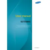 Samsung SD590 Series Monitor manual cover