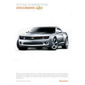 Chevrolet Camaro 2010 manual cover