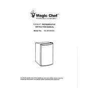 Magic Chef MCBR360B3 Refrigerator manual cover