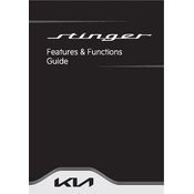 Kia Stinger 2023 Sedan manual cover