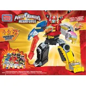 Mega Bloks Mattel Power Rangers Super Megaforce DCM34 Construction Set manual cover