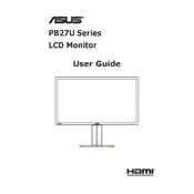 ASUS PB27UQ Monitor manual cover