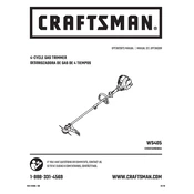 Craftsman CMXGTAMD30SA Trimmer manual cover