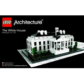 LEGO The White House 21006 Construction Set manual cover