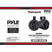 Pyle PLUTV61BK Speaker manual cover