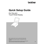 Brother PA-TDU-001 manual cover