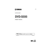 Yamaha DVD-S550 Disc Player
