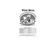 West Bend L5339 41083 Breadmaker manual cover